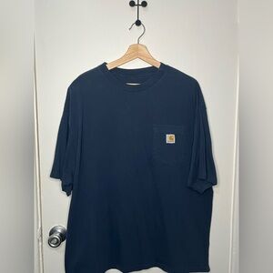 Carhartt Blue Short Sleeve Tee Classic Workwear